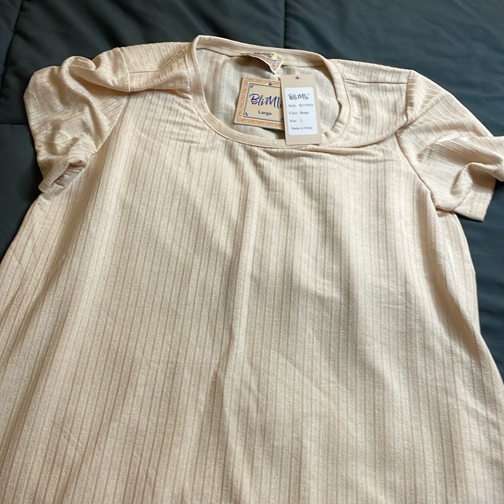 Blimli tan oversized top